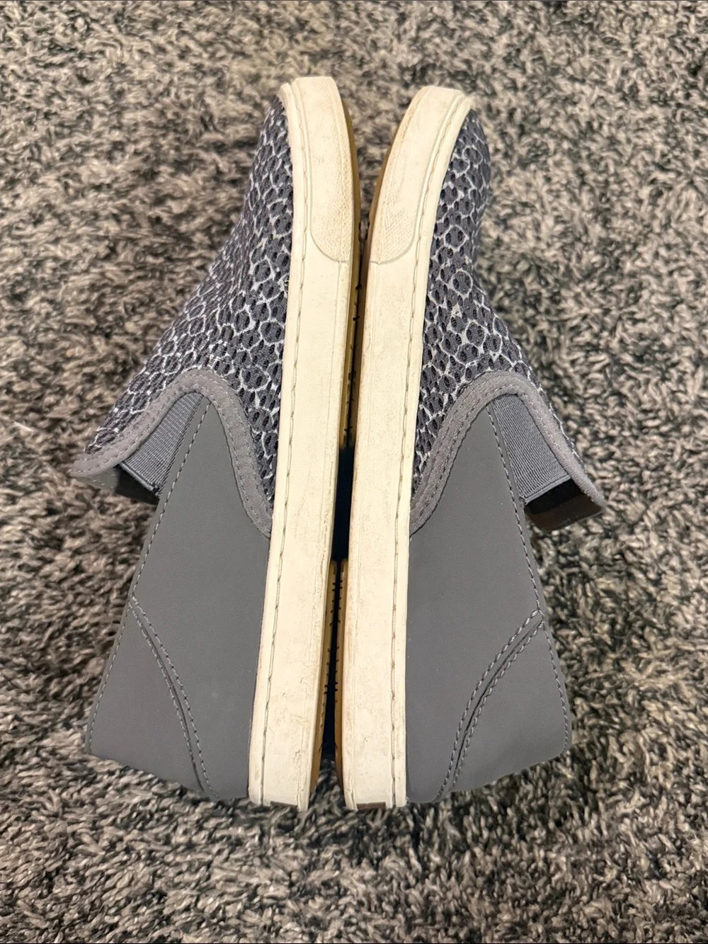 OluKai Women’s Size 6 Gray Pehuea Slip On Sneakers Casual Shoes